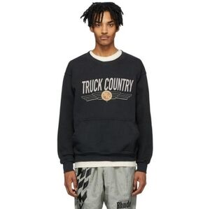 Rhude Black Truck Country Sweatshirt size S BNWT With Defect